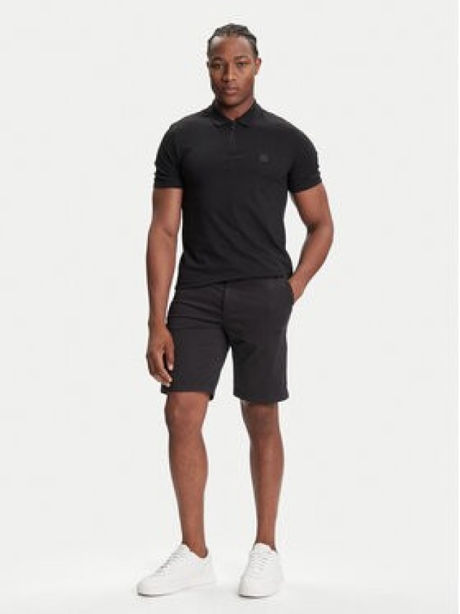 BOSS Szorty materiałowe 50536723 Czarny Slim Fit