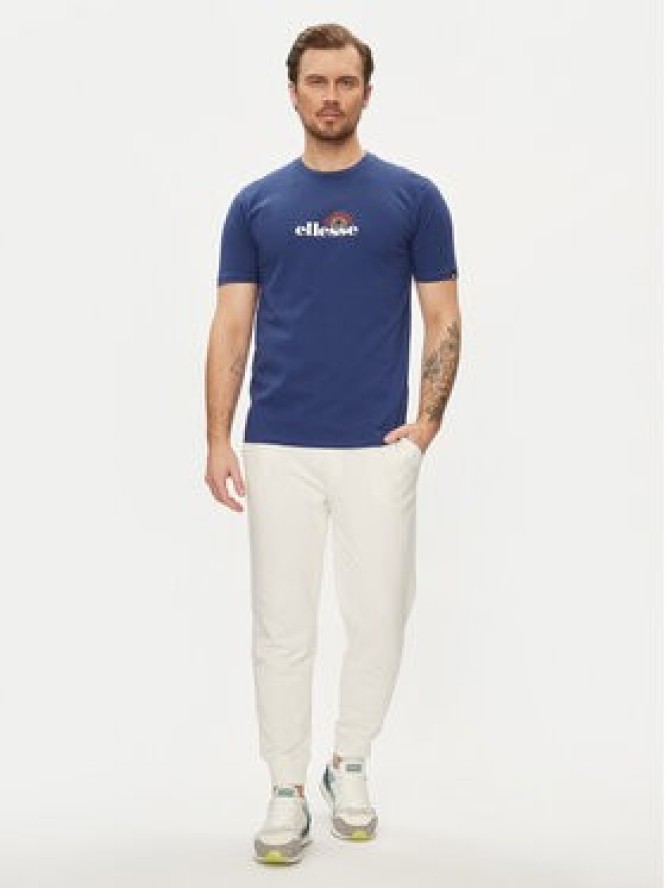 Ellesse T-Shirt Trea SHV20126 Granatowy Regular Fit