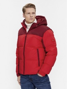 Tommy Hilfiger Kurtka zimowa New York MW0MW32771 Czerwony Regular Fit