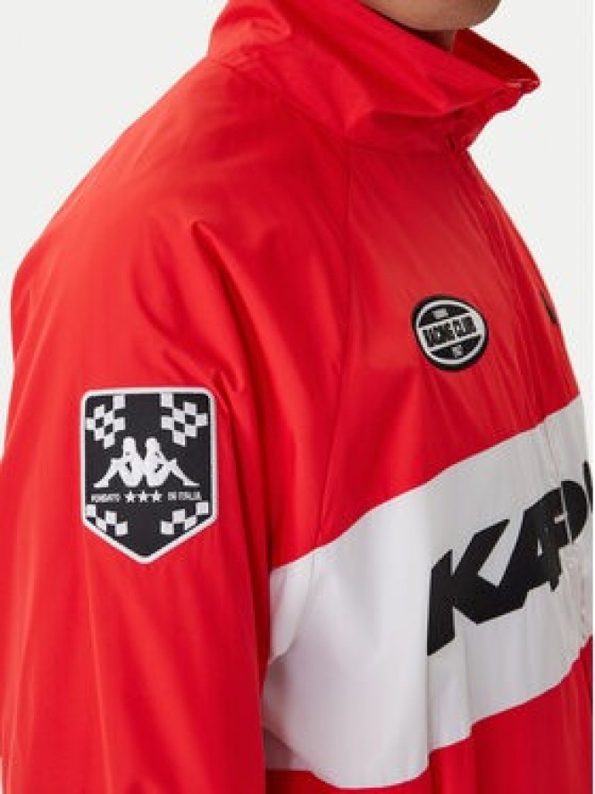 Kappa Wiatrówka Authentic Sullix 382568W Czerwony Oversize