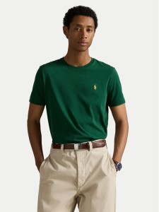 Polo Ralph Lauren T-Shirt 710671438461 Zielony Custom Slim Fit
