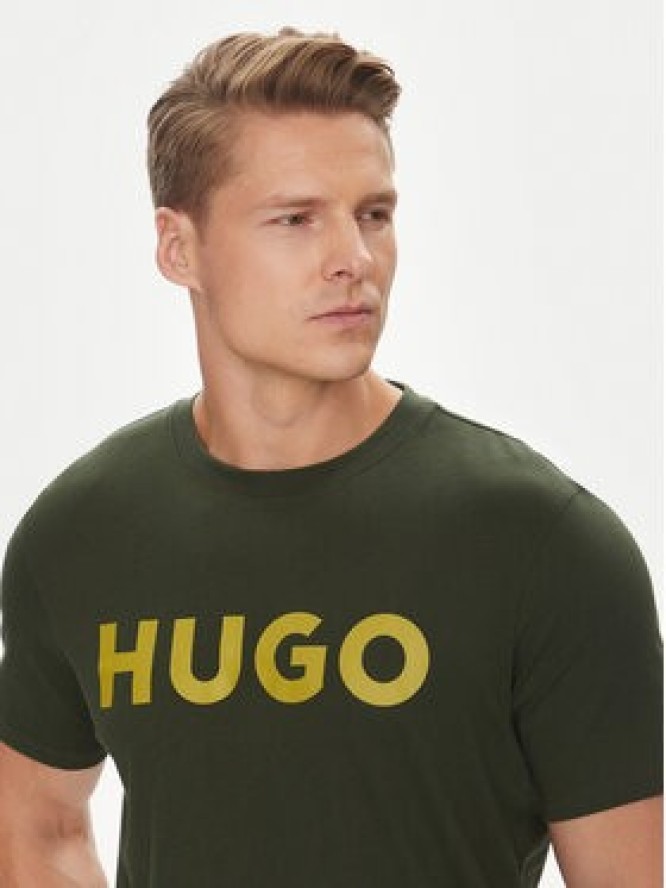 HUGO T-Shirt Dulivio 50467556 Zielony Regular Fit