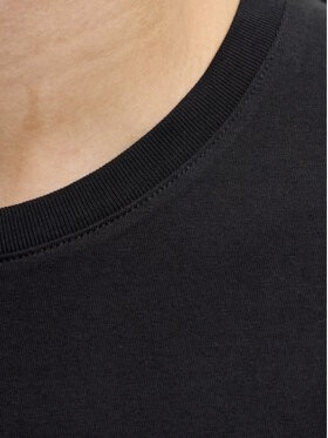 Jack & Jones T-Shirt Ejeff Logo 12288536 Czarny Regular Fit