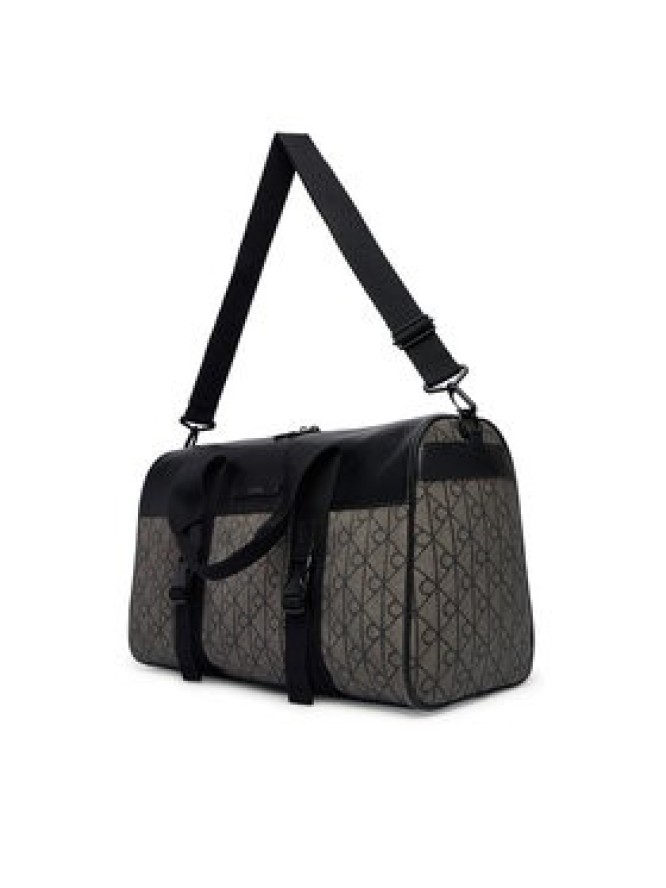 Calvin Klein Torba weekendowa Mixed Emblem Aop LV04D3379G Beżowy