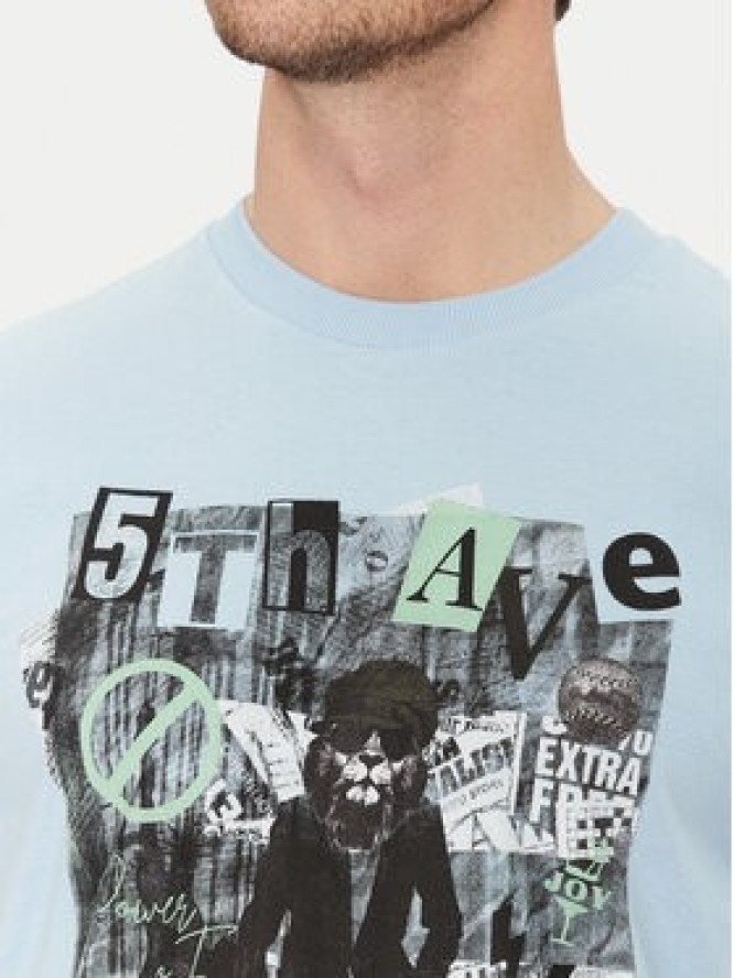 Blend T-Shirt 20717965 Niebieski Regular Fit