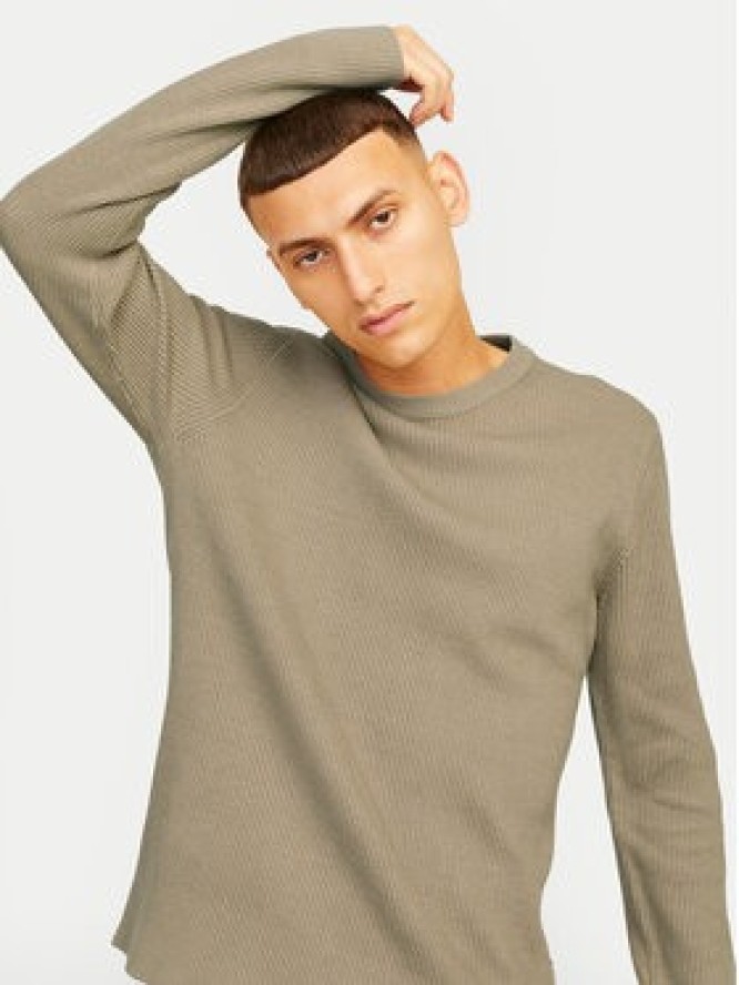 Jack & Jones Sweter Perfect 12257771 Beżowy Regular Fit