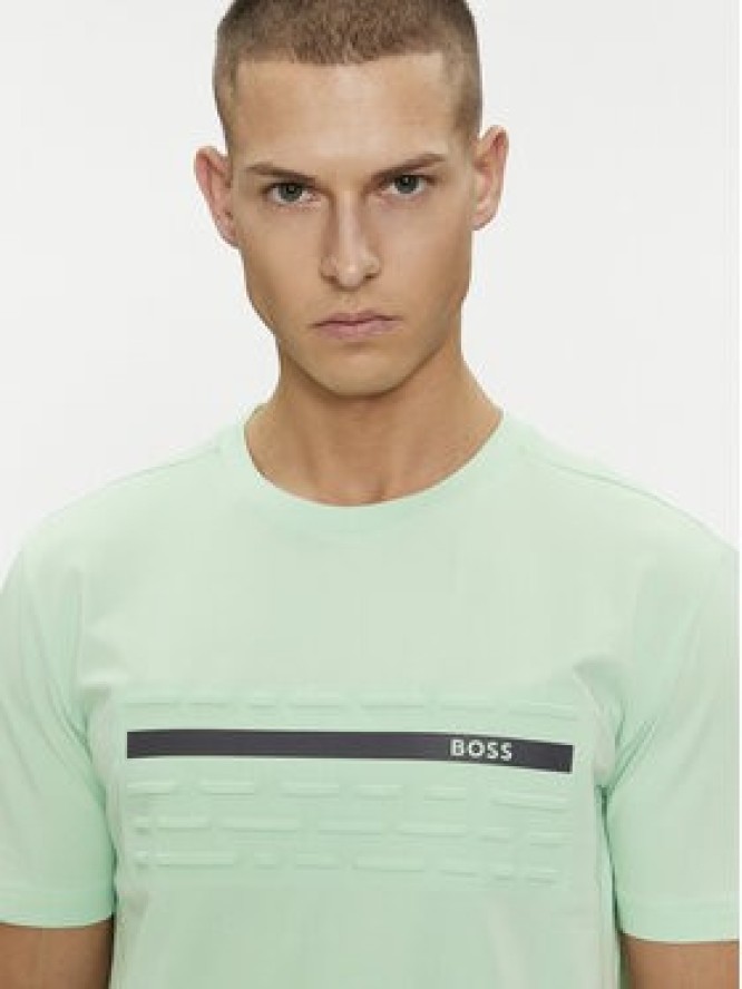 Boss T-Shirt 50513010 Zielony Regular Fit