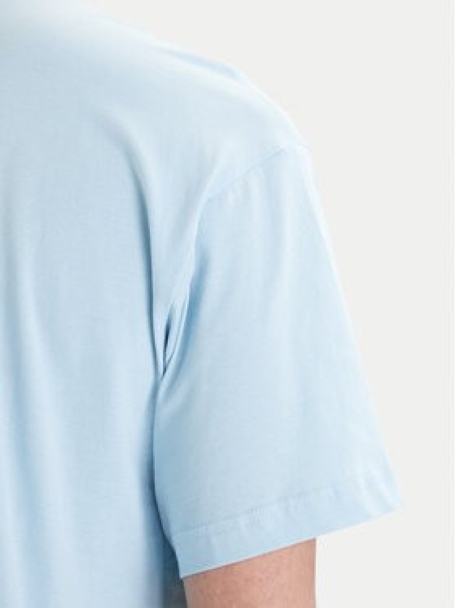 Versace Jeans Couture T-Shirt 80GAHT01 CJ00T Niebieski Regular Fit