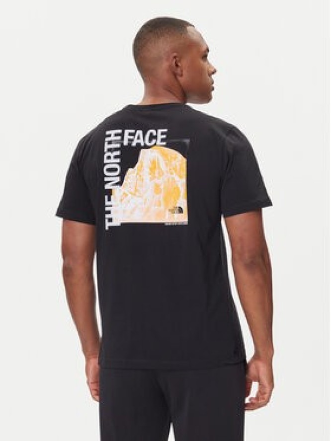 The North Face T-Shirt Half Dome Photo NF0A8EE9 Czarny Regular Fit