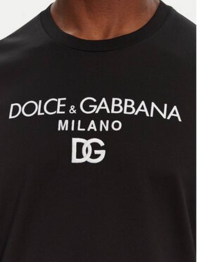 Dolce&Gabbana T-Shirt G8PD7Z G7B9X Czarny Regular Fit