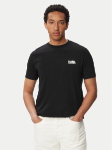 KARL LAGERFELD T-Shirt 755781 563235 Czarny Regular Fit