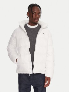 Calvin Klein Jeans Kurtka puchowa LV04RC518G Biały Regular Fit