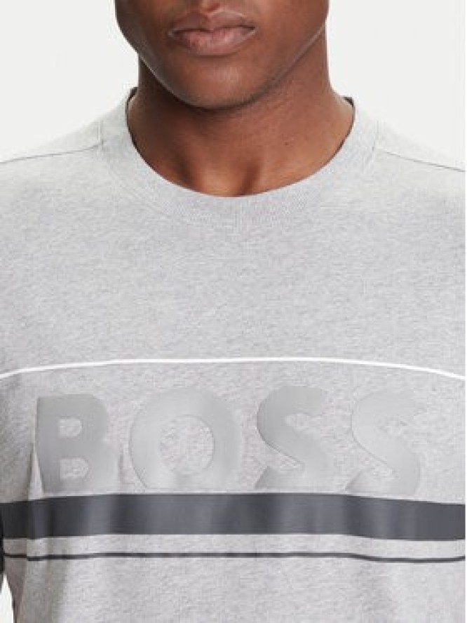 BOSS T-Shirt Iconic Zone 50550113 Szary Regular Fit