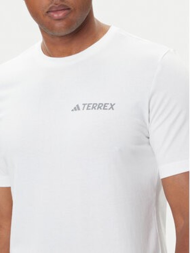 adidas T-Shirt Terrex Graphic JW3559 Biały Regular Fit