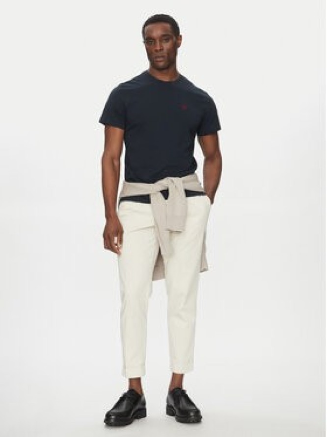 Barbour T-Shirt Essential Sports MTS0331NY91 Granatowy Tailored Fit