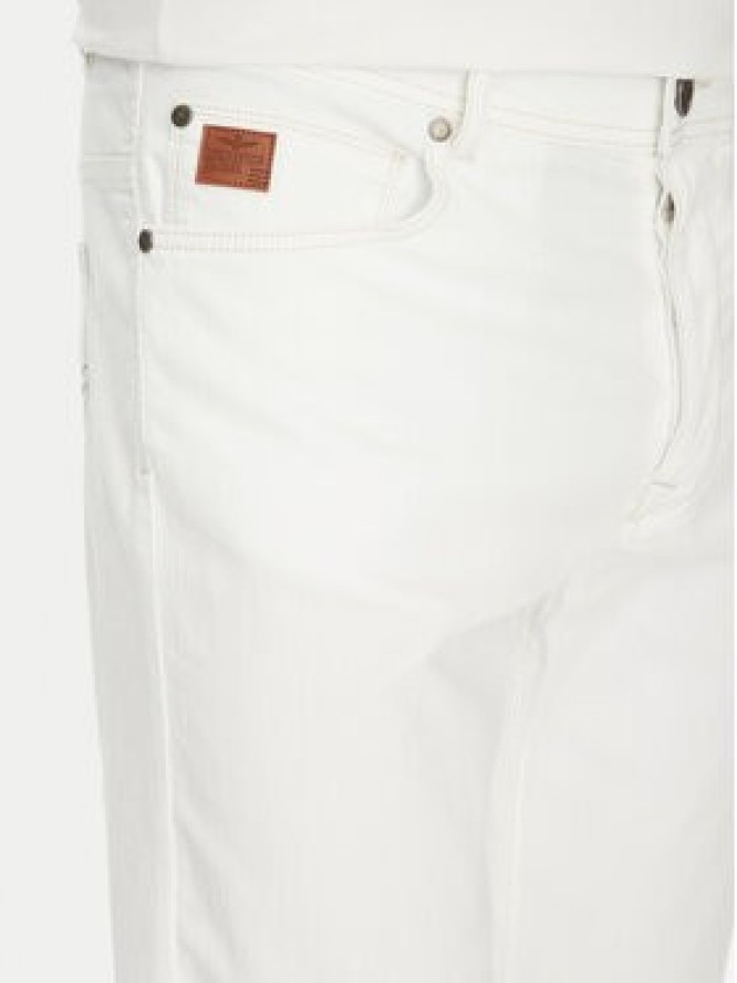 Aeronautica Militare Spodnie materiałowe 251PJ205CT3551 Biały Regular Fit