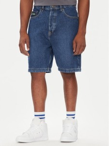 DC Shoes Szorty jeansowe Worker ADYDS03020 Niebieski Baggy Fit