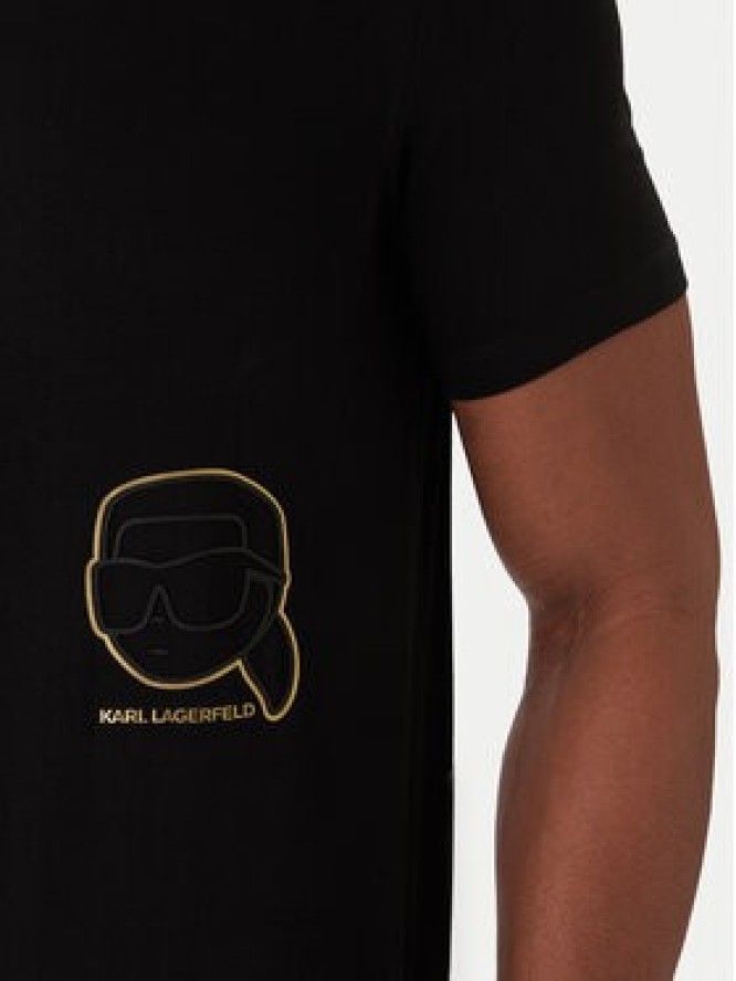 KARL LAGERFELD T-Shirt 755035 561235 Czarny Regular Fit