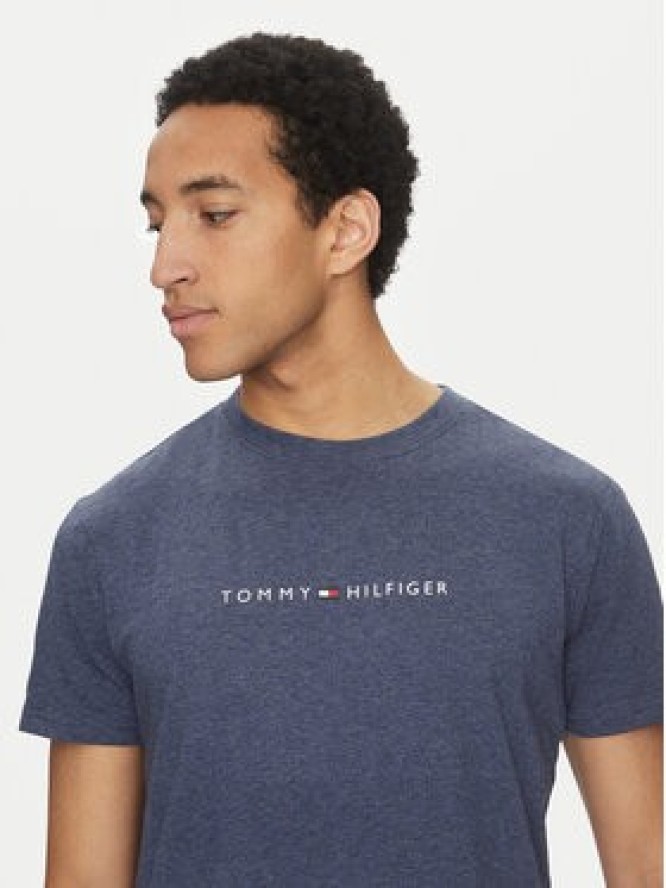 Tommy Hilfiger T-Shirt UM0UM03525 Granatowy Regular Fit