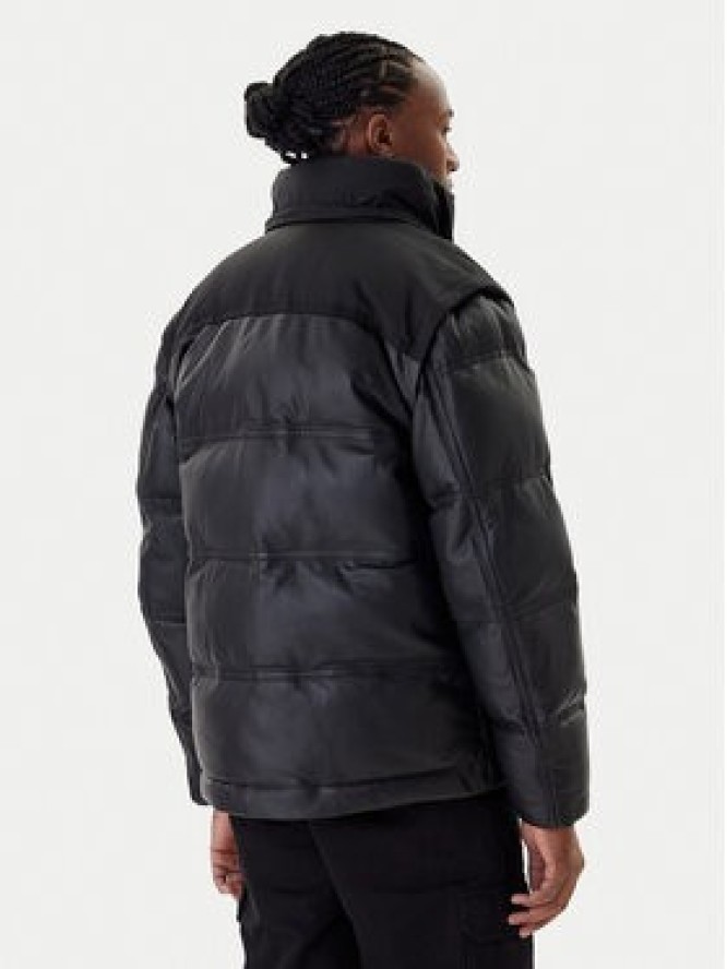 Boss Kurtka skórzana Jolam 50522219 Czarny Relaxed Fit