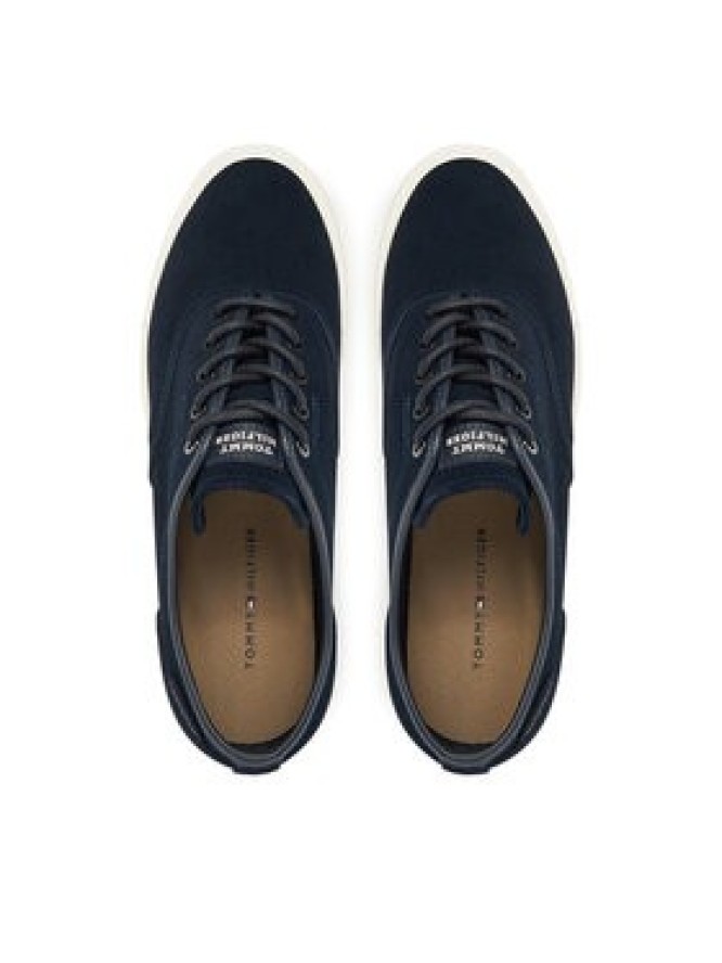 Tommy Hilfiger Tenisówki Hi Vulc Low Oxford Suede FM0FM05401 Granatowy