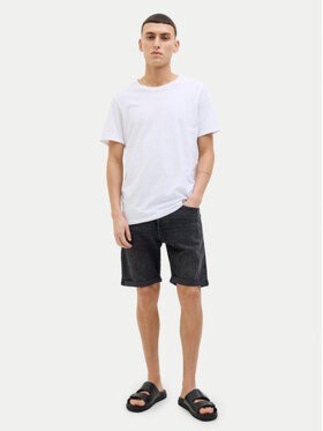 Jack & Jones Szorty jeansowe Rick 12269612 Czarny Regular Fit