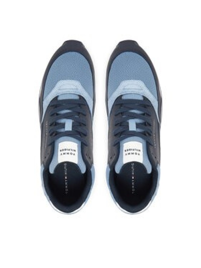Tommy Hilfiger Sneakersy New Runner Eva Mix FM0FM05522 Niebieski