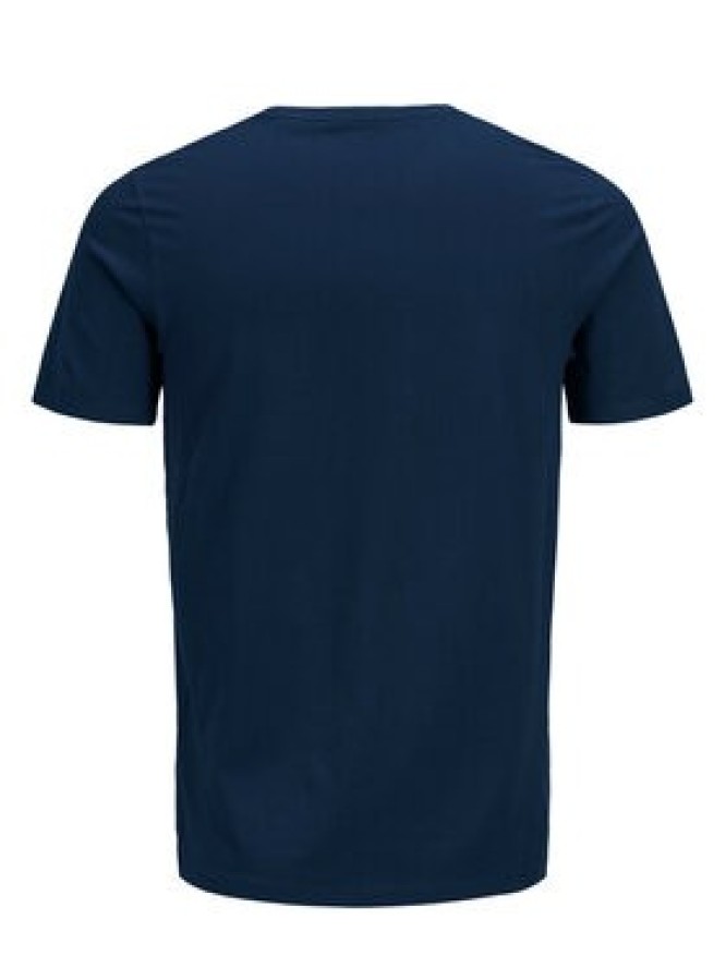 Jack & Jones T-Shirt Corp Logo 12137126 Granatowy Slim Fit