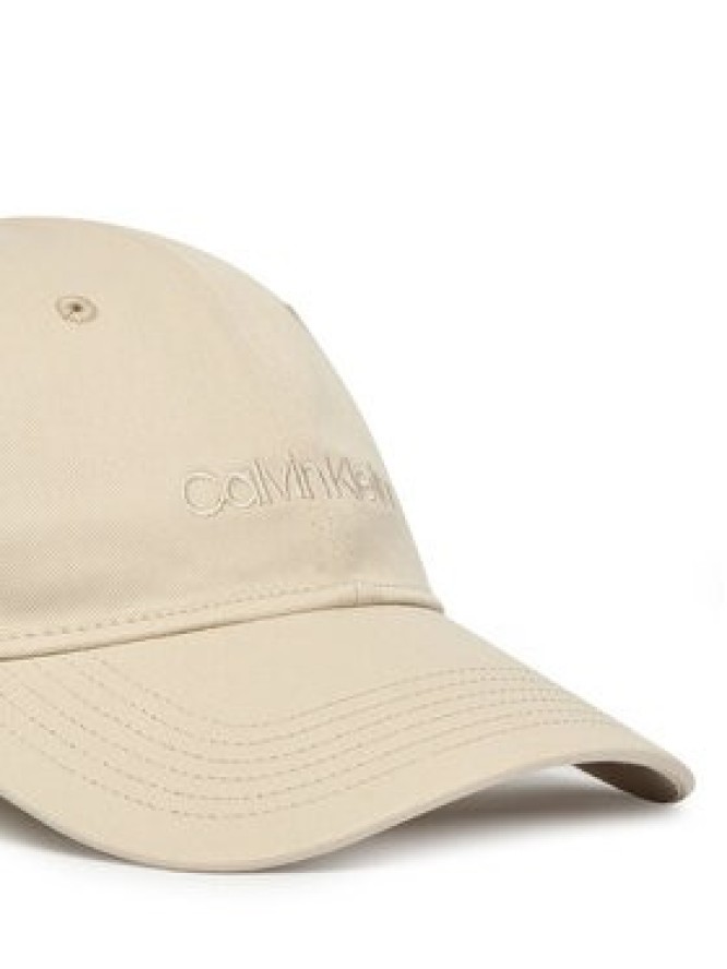 Calvin Klein Czapka z daszkiem Titlecase Embroidery Baseball Ca LV04D5003G Beżowy