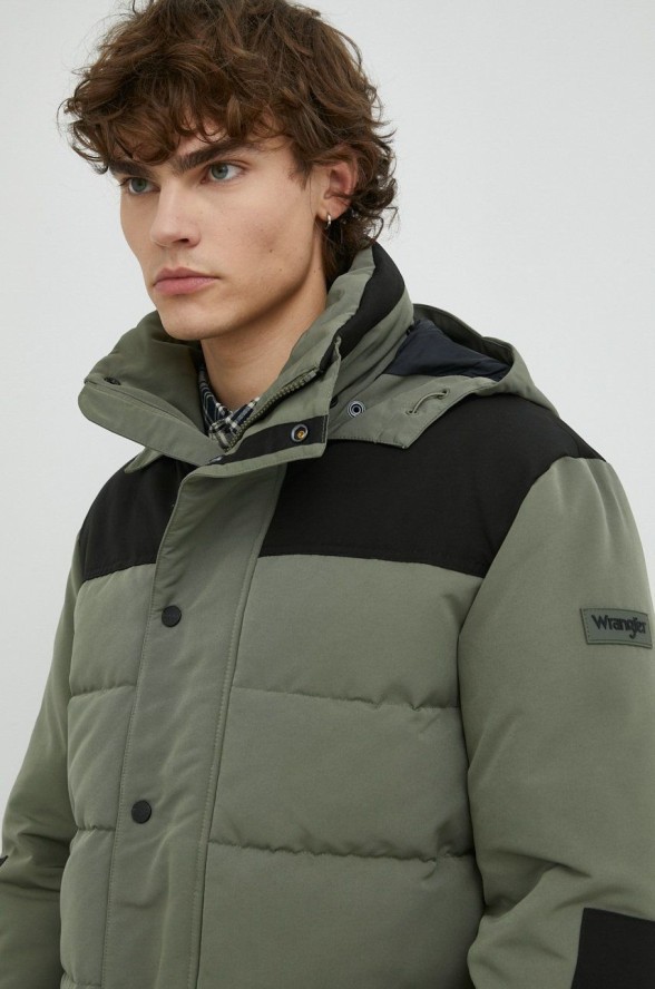 WRANGLER BODYGUARD MĘSKA KURTKA ZIMOWA DUSTY OLIVE W4B2WWX45 112319961