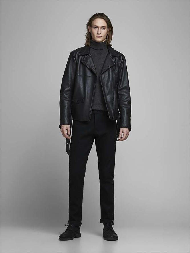 Jack & Jones Sweter "Emil" w kolorze antracytowym rozmiar: S