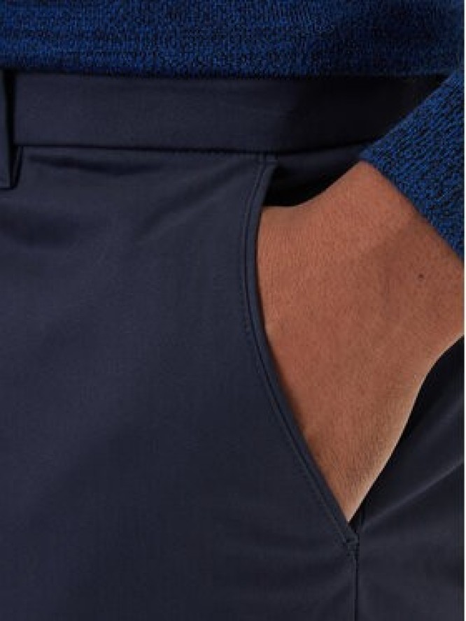 Calvin Klein Chinosy LV04LD613G Granatowy Slim Fit