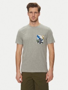 Blend T-Shirt 20718297 Szary Regular Fit