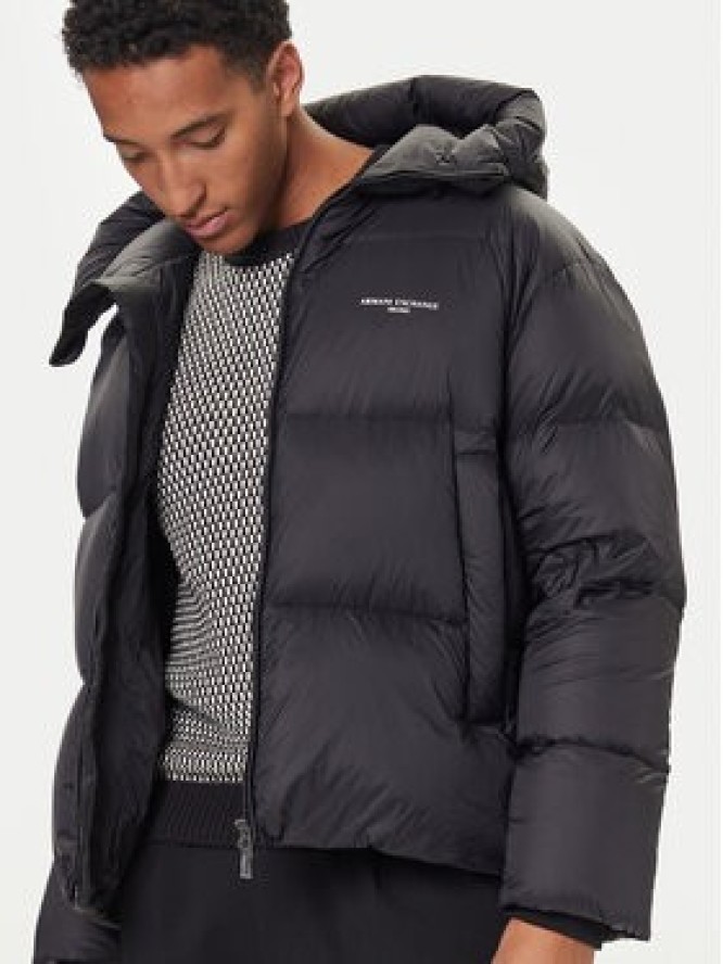 Armani Exchange Kurtka puchowa XM001115 AF16589 UC001 Czarny Regular Fit