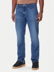 Lee Jeansy West 112364167 Niebieski Straight Fit