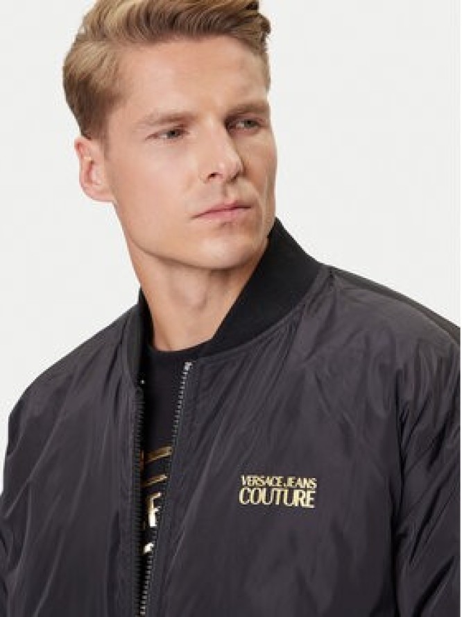 Versace Jeans Couture Kurtka puchowa 79GAUD16 CQSD3 Czarny Regular Fit