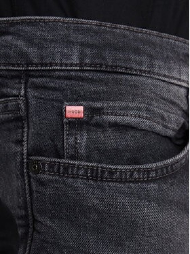 HUGO Jeansy 50547274 Szary Tapered Fit