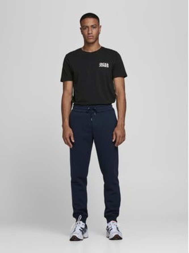 Jack & Jones T-Shirt Corp Logo 12151955 Czarny Slim Fit