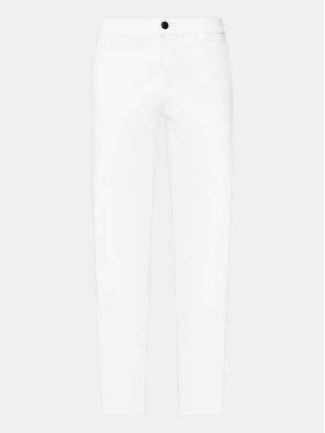 Lindbergh Chinosy 30-005044 Biały Slim Fit