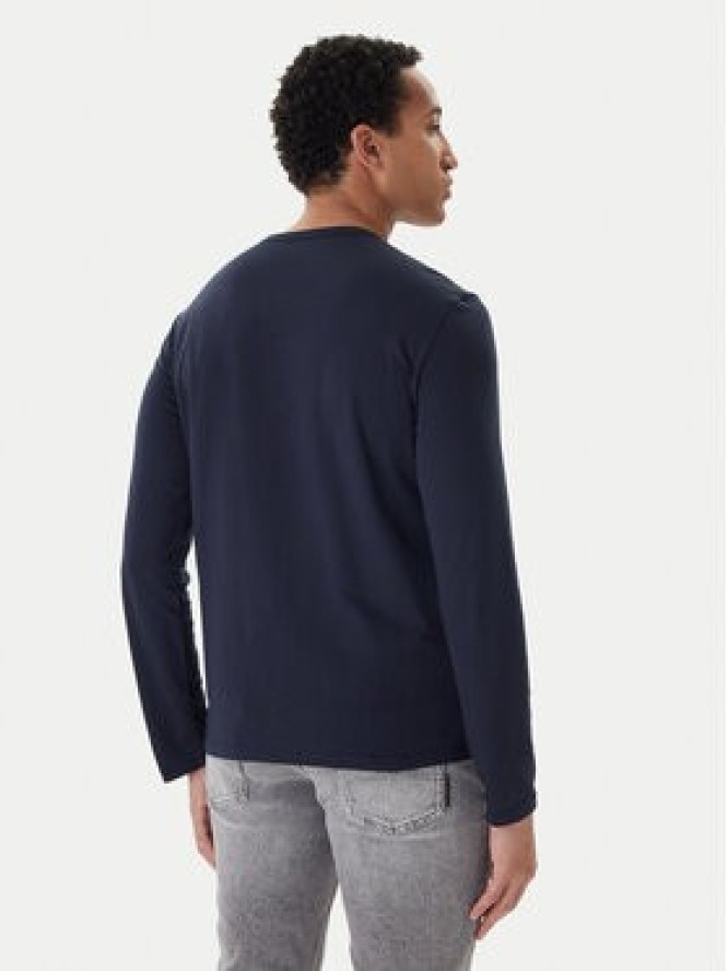 Emporio Armani Underwear Longsleeve EM000382 AF10800 UB102 Granatowy Slim Fit