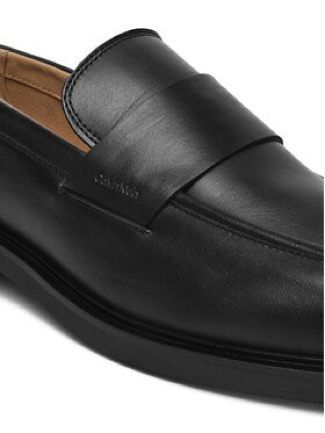 Calvin Klein Półbuty SQ RUBBER LOAFER HM0HM01901 Czarny