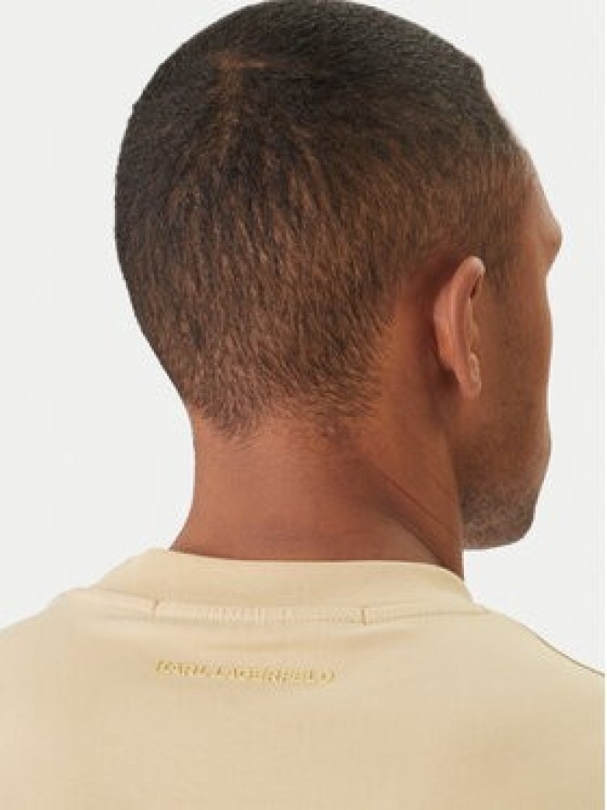 KARL LAGERFELD T-Shirt 755049 562235 Beżowy Regular Fit
