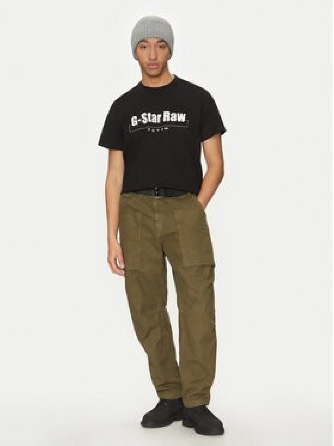 G-Star Raw T-Shirt Symbols D25970-C336 Czarny Regular Fit