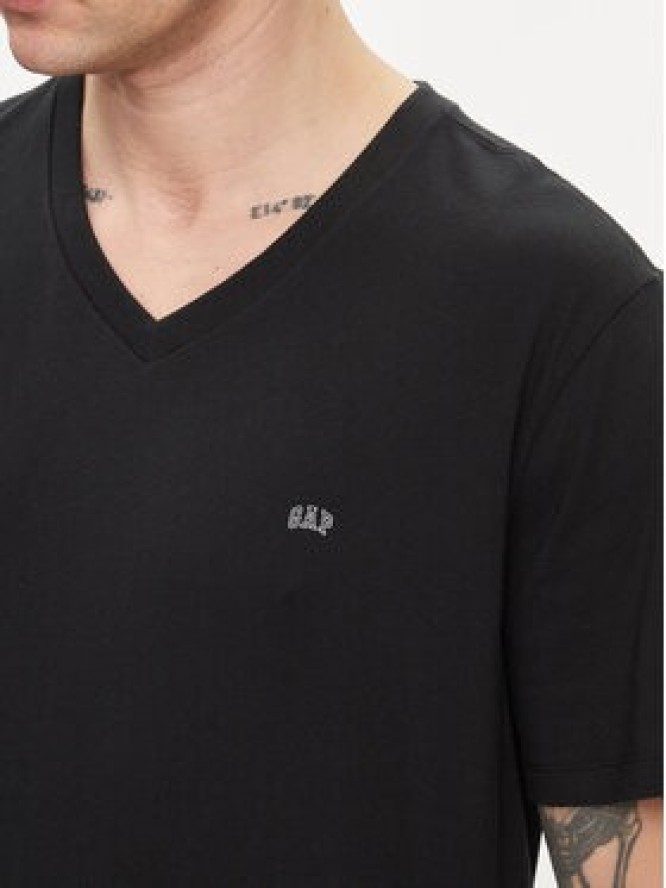 Gap T-Shirt 753771-02 Czarny Regular Fit