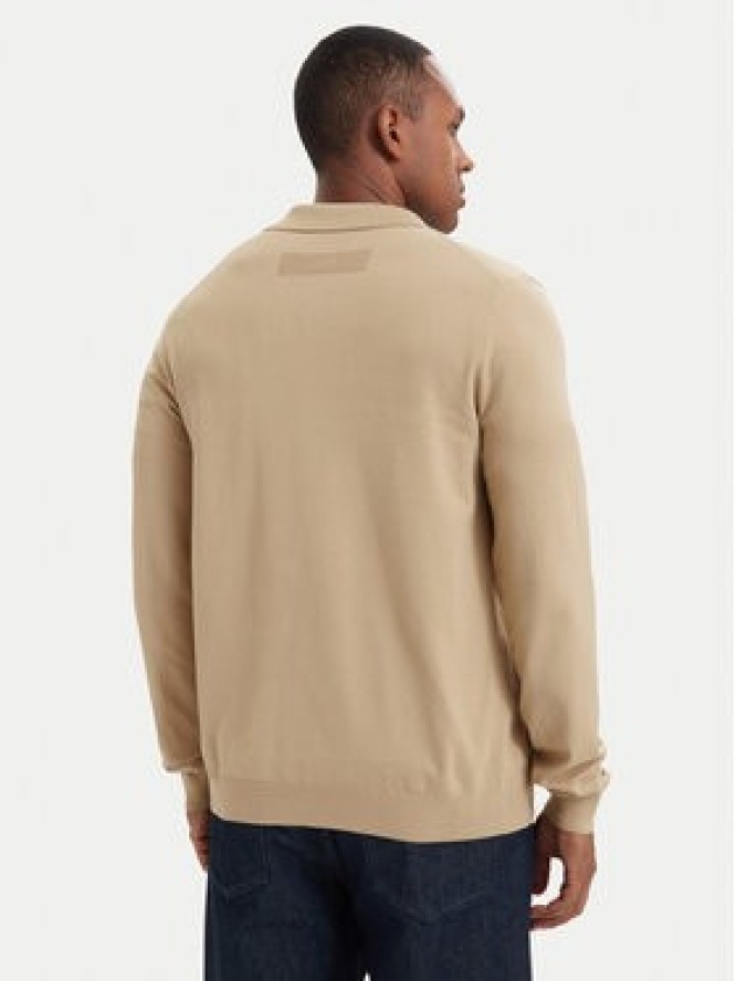 HUGO Kardigan San Jordan 50553663 Beżowy ciemny Regular Fit