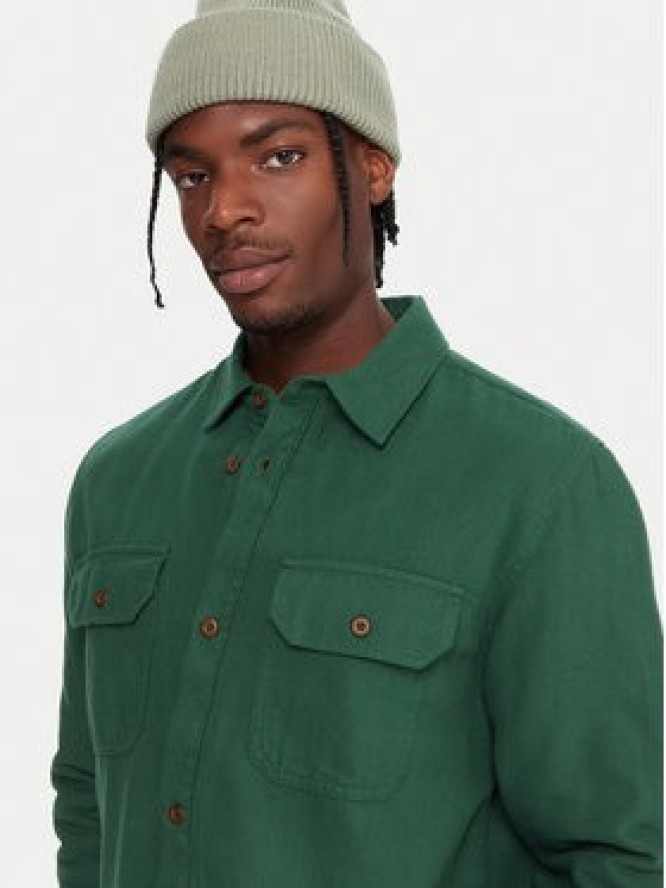 Quiksilver Koszula Husson EQYWT04668 Zielony Regular Fit