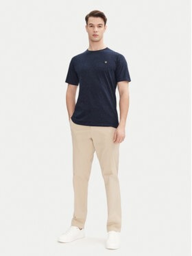 INDICODE T-Shirt Carlsin 41-121 Granatowy Regular Fit