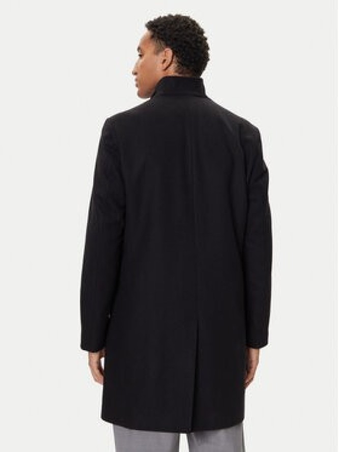 HUGO Płaszcz wełniany Mintrax2541 50546551 Czarny Regular Fit