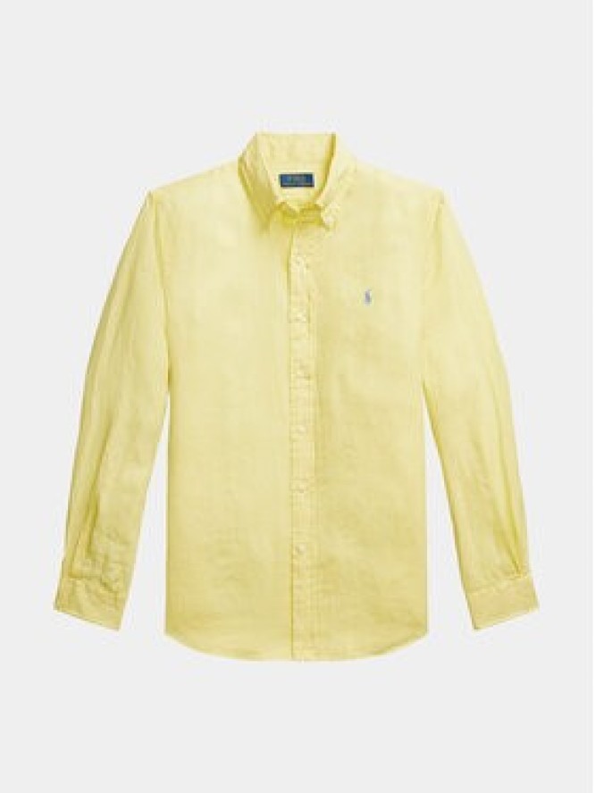 Polo Ralph Lauren Koszula 710968915011 Żółty Slim Fit
