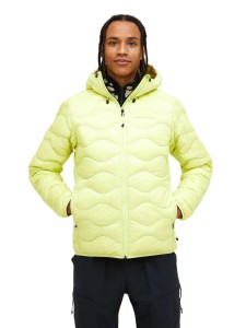 Kurtka Peak Performance puchowa męska Helium Down Hood Jacket żółta - M